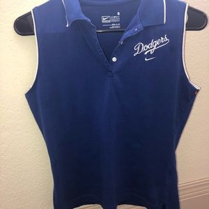 Vintage Dodgers Sleeveless Polo